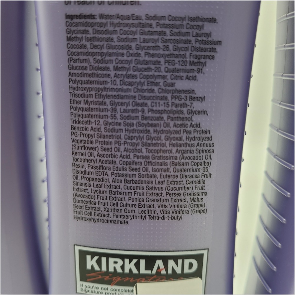 Kirkland Moisture Shampoo Twin Pack 33.8 oz Each, Vegan & Color Safe - Picture 4 of 7